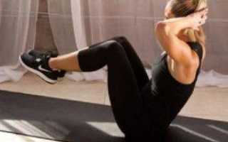 Упражнения на верхний пресс