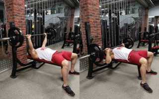 Правильный хват при выполнении жима лежа: положение кистей и пальцев