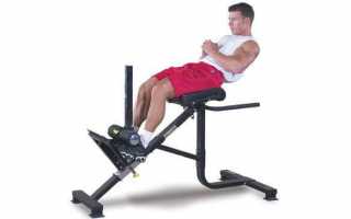 Подъем ног лежа на животе