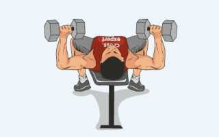 Жим лёжа и вспомогательные упражнения