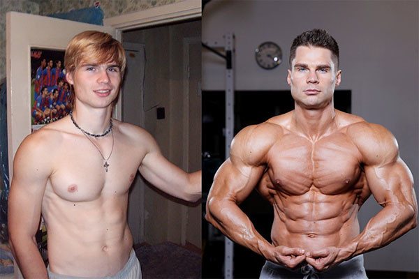 денис гусев до и после