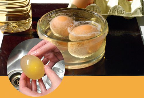 Приготовление мази из уксуса и яйца