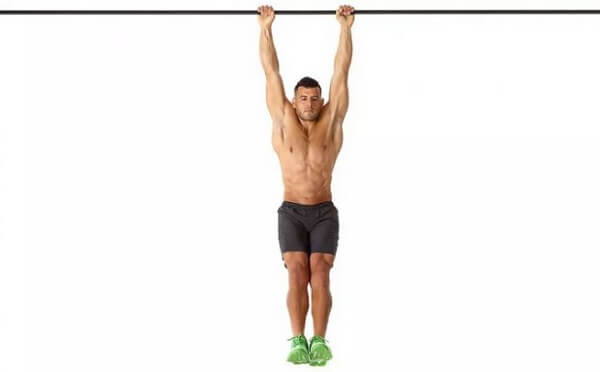 Вис на турнике