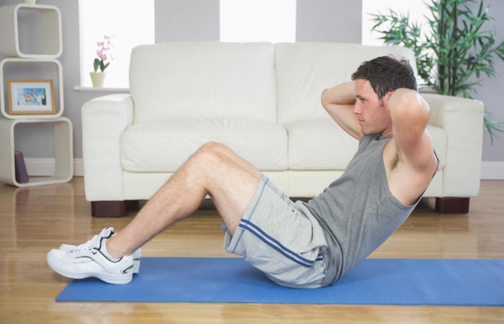 упражнение для пресса