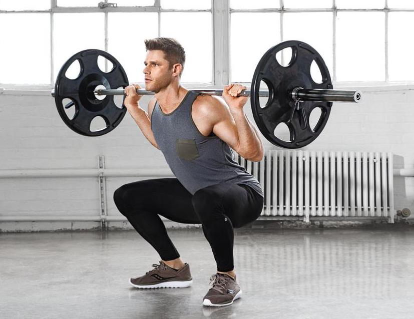 приседания со штангой дома
