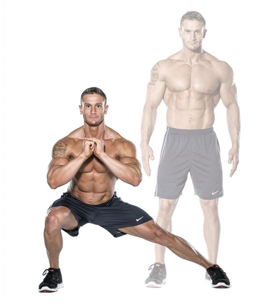 Выпад в сторону мужчина