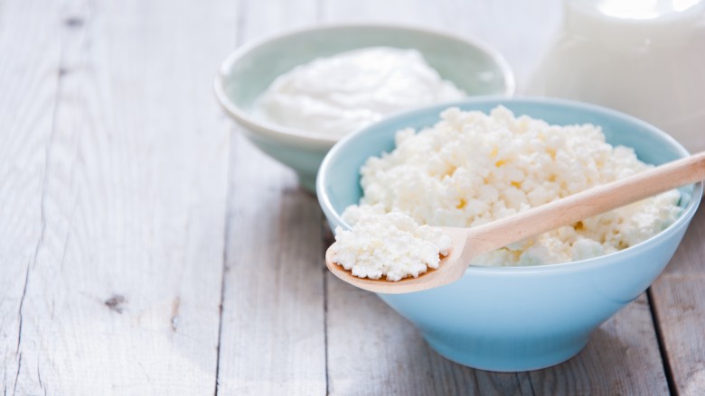 Домашний жирный творог