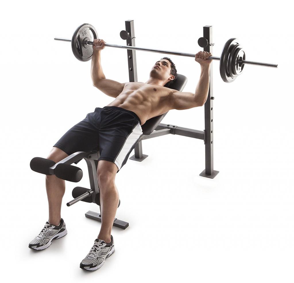 Жим на наклонной скамье
