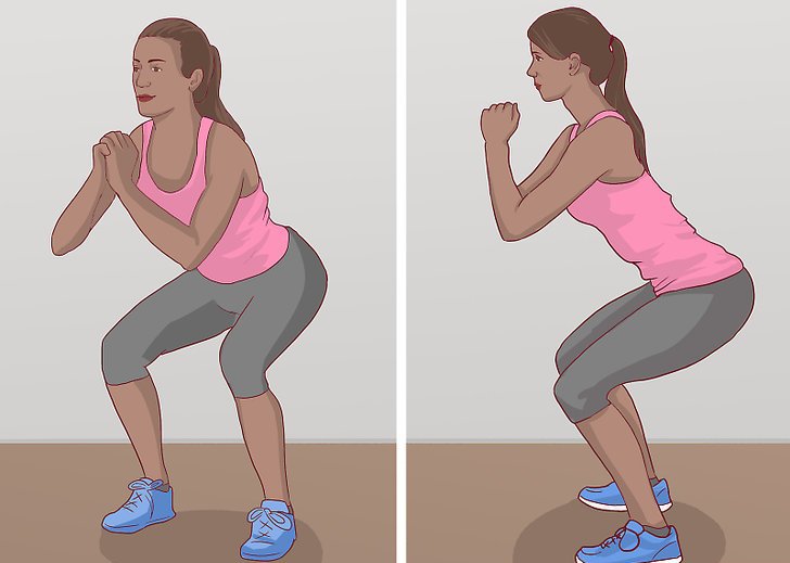 Правильное выполнение приседаний