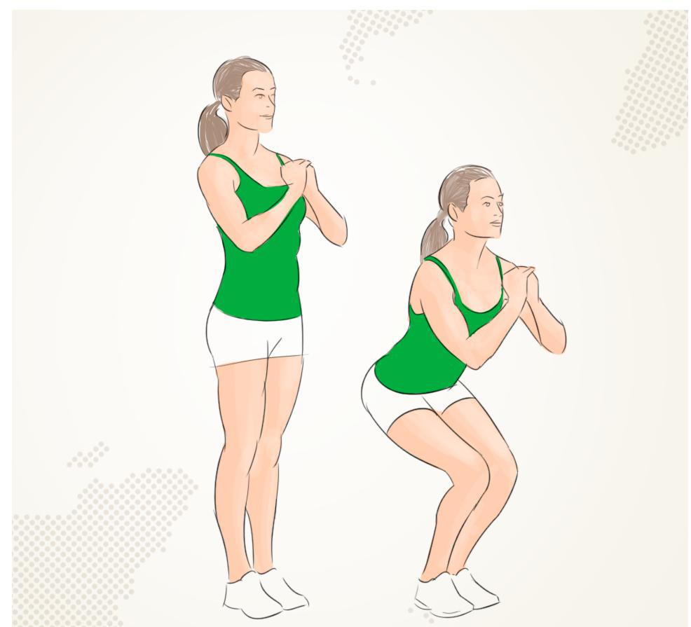 Узкие приседания