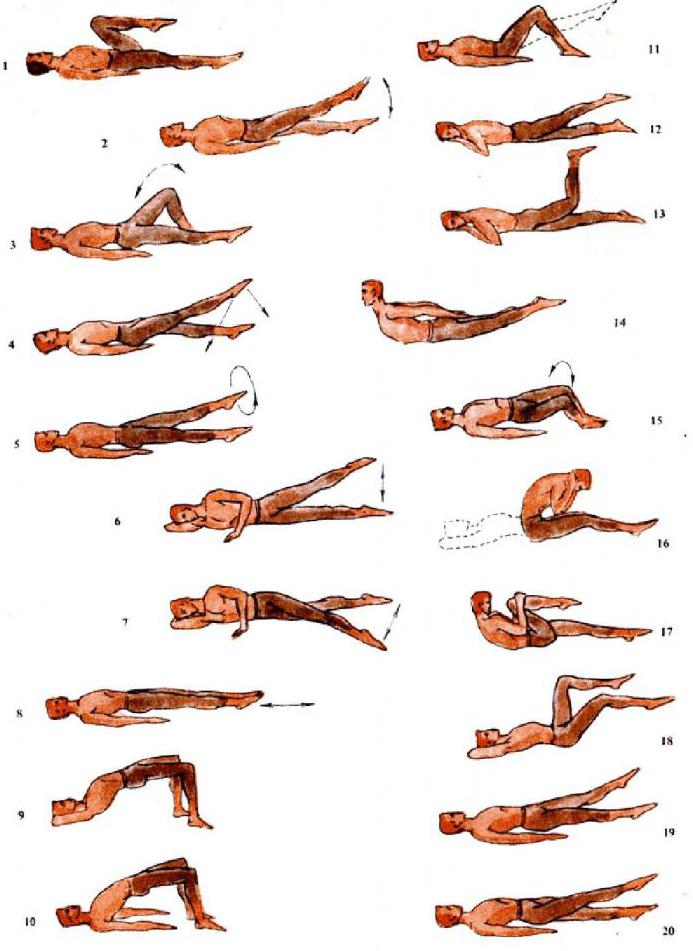 Упражнения для поясничного остеохондроза