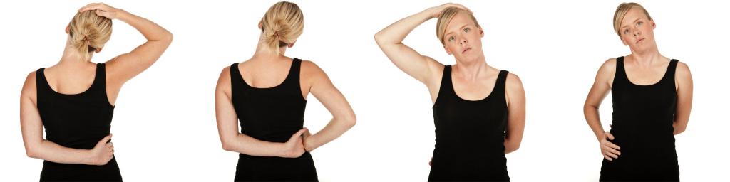 Растягивание мышц шеи