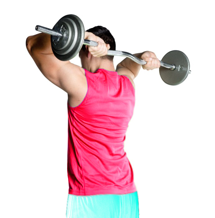 упражнения с кривым грифом