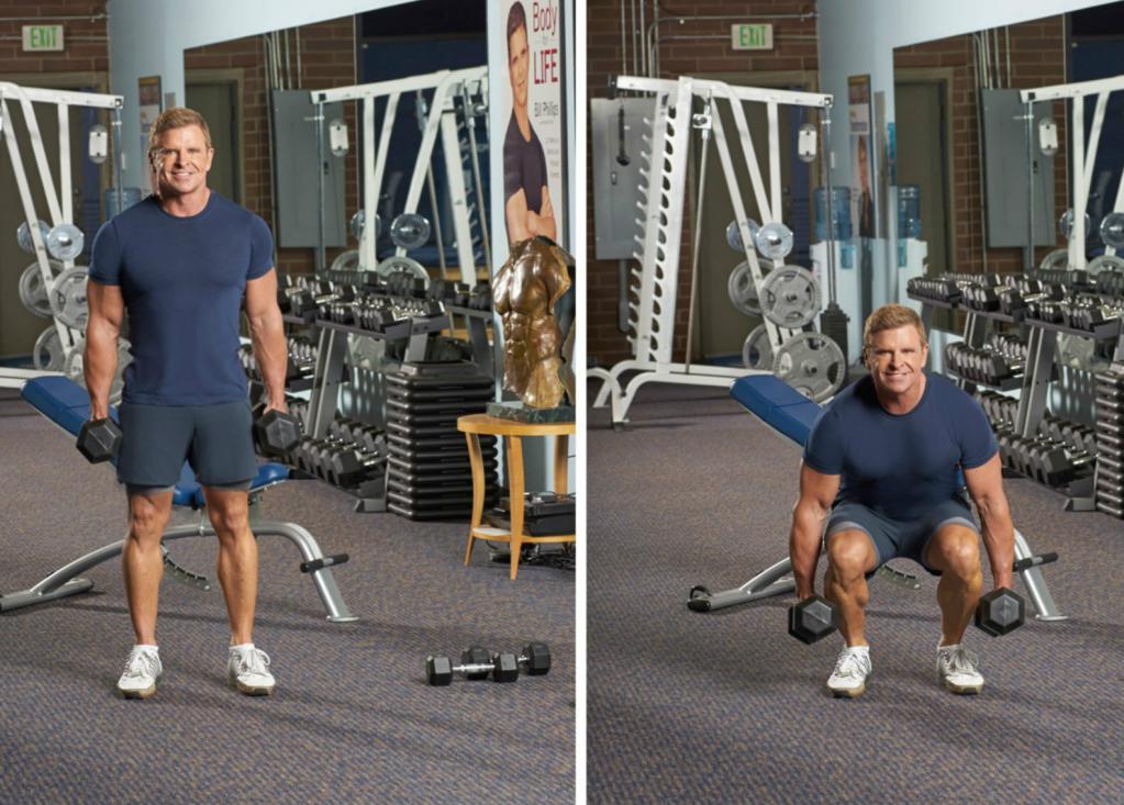 упражнения при остеохондрозе с гантелями