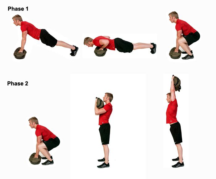 Берпи с отягощением