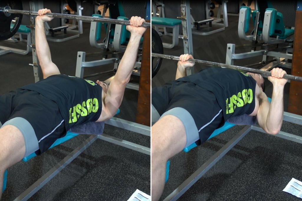 Жим штанги лежа