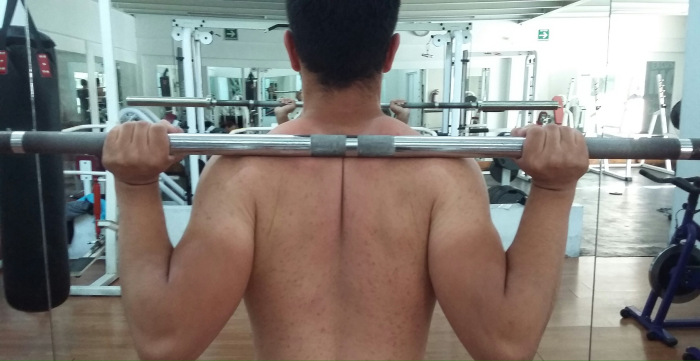 Неправильное положение штанги