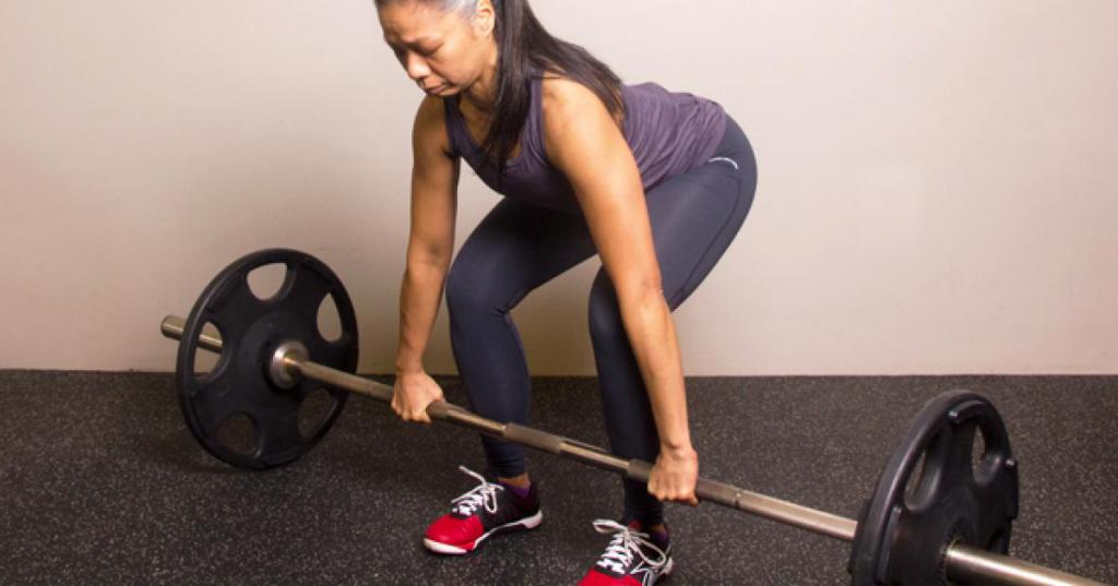 спина штанга