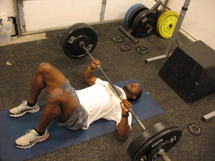 Отработка техники жима