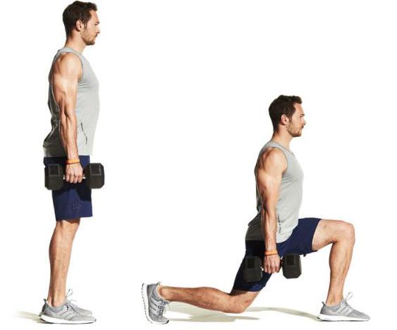 выпады для ягодиц в домашних условиях