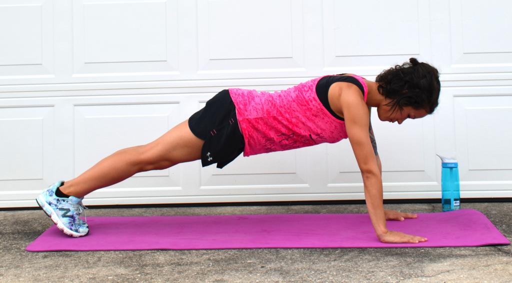 тренировка на коврике