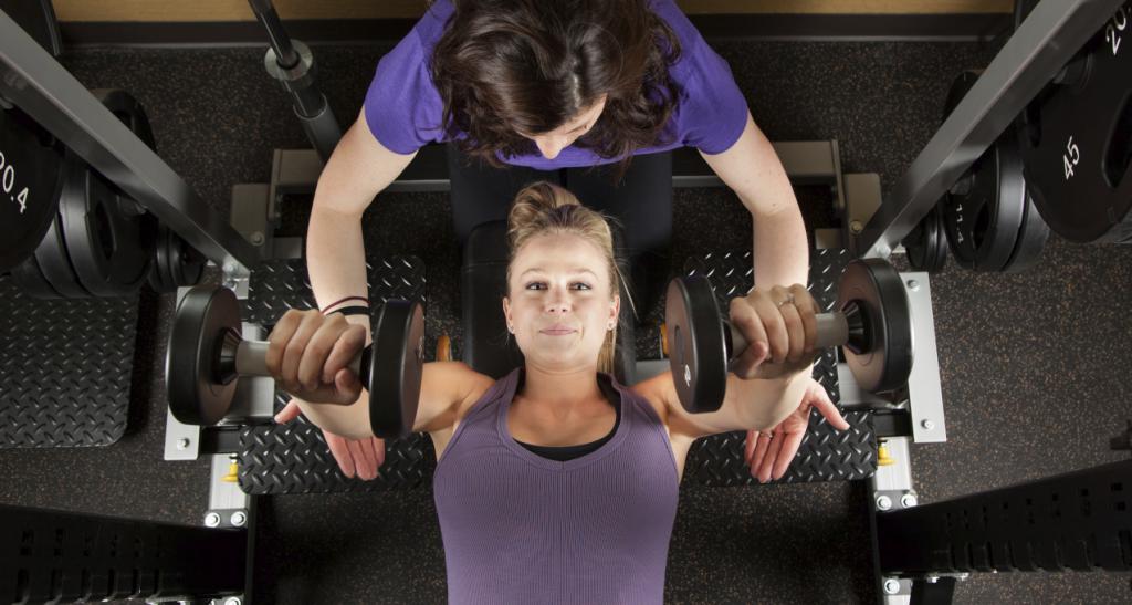 жим штанги лежа