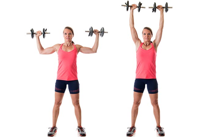 стоячий плечевой пресс