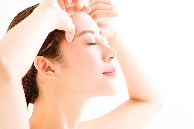 как расслабить мышцы лба