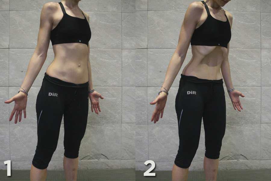 упражнение для живота вакуум