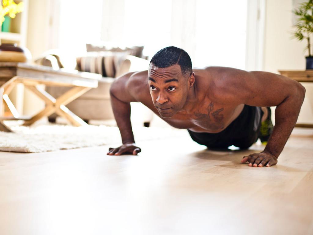 Мужские отжимания