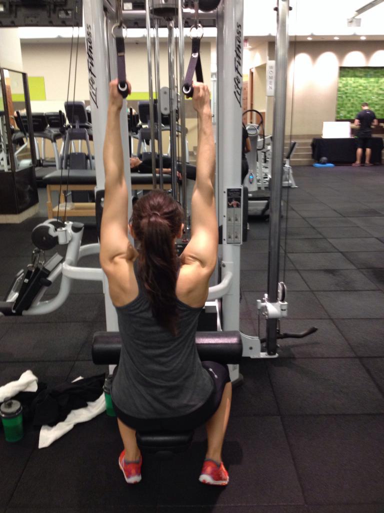 проработка мышц спины