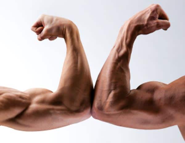 накаченные мышцы