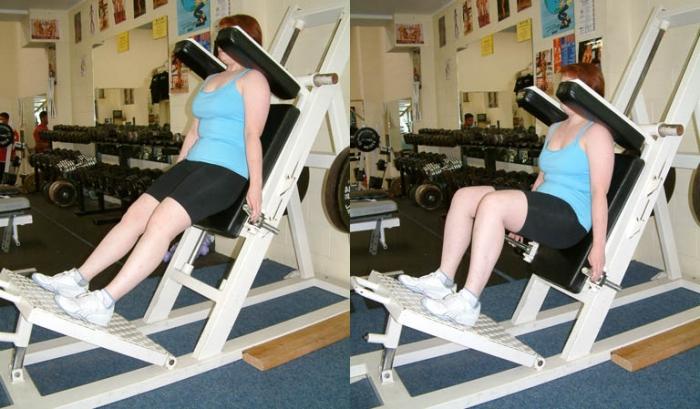 упражнения в тренажерном зале