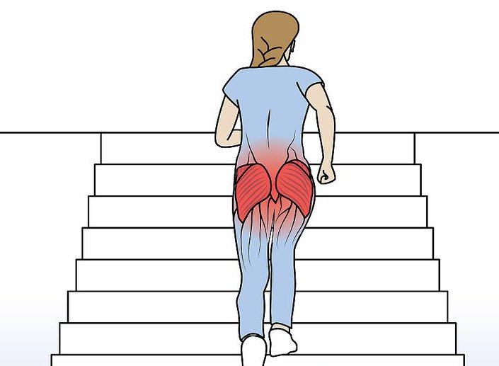 упражнения для нижней части ягодиц дома