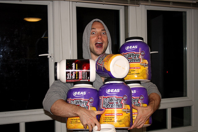 Куча белковых смесей