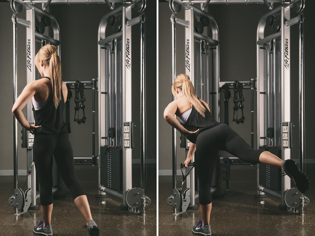 нагрузка на ягодицы