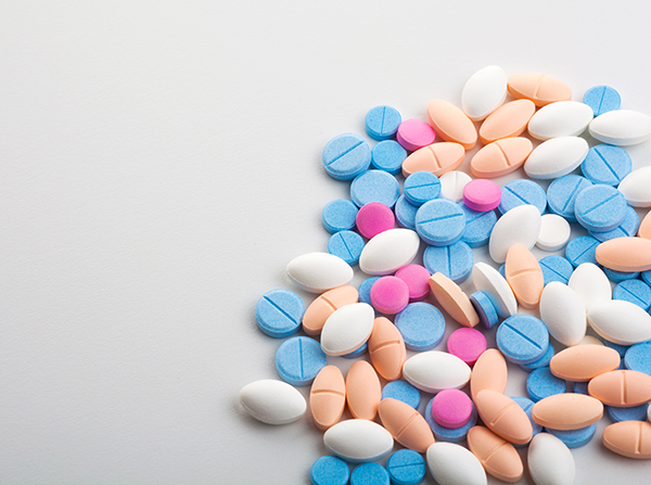 цветные таблетки