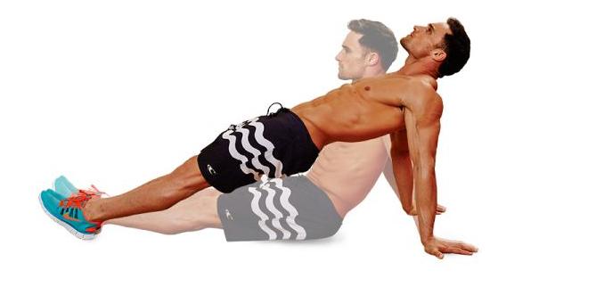 Выполнение обратной планки