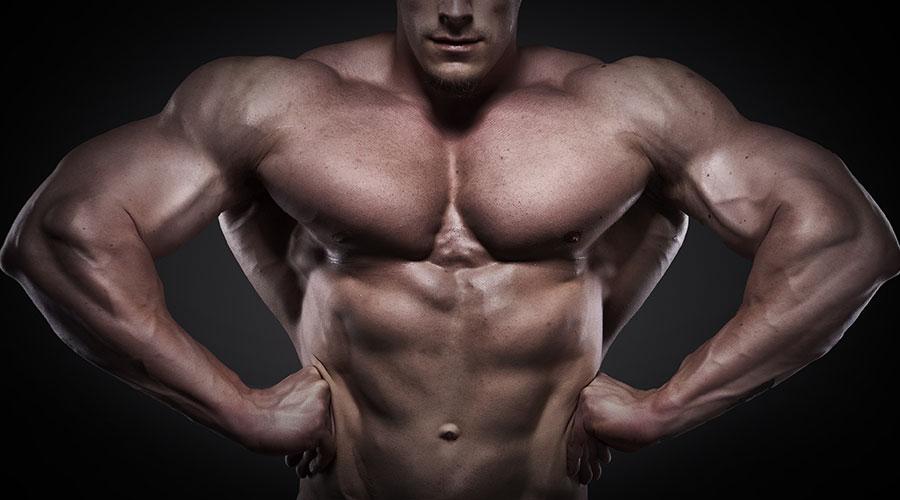 Мужчина бодибилдер