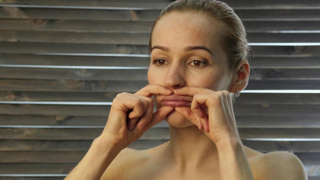 как расслабить мышцы лица около рта