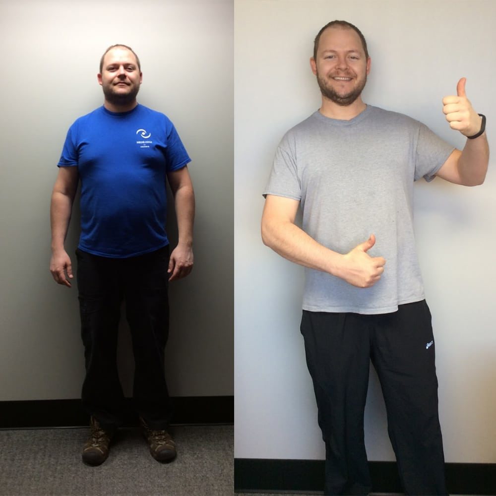 мужчина до и после похудения