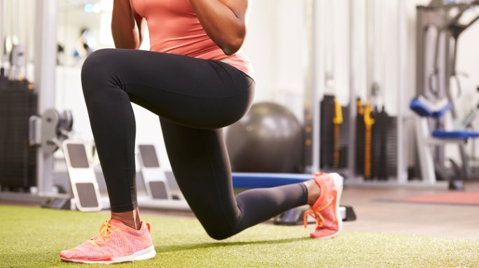 выпады на одной ноге