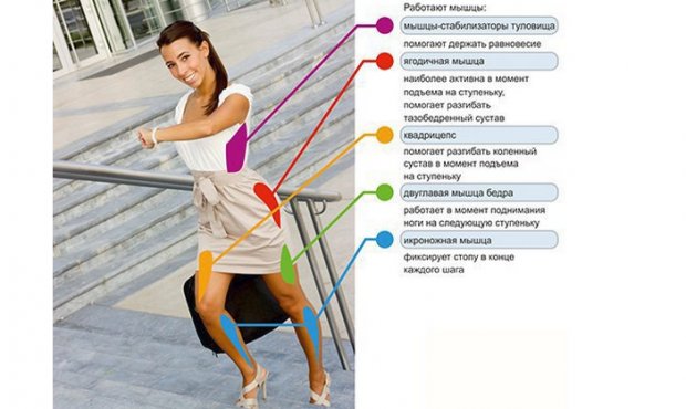 бег по лестнице