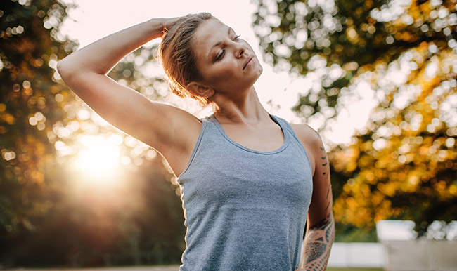 Растяжка шеи