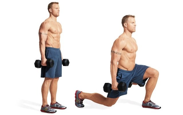 Выпады назад