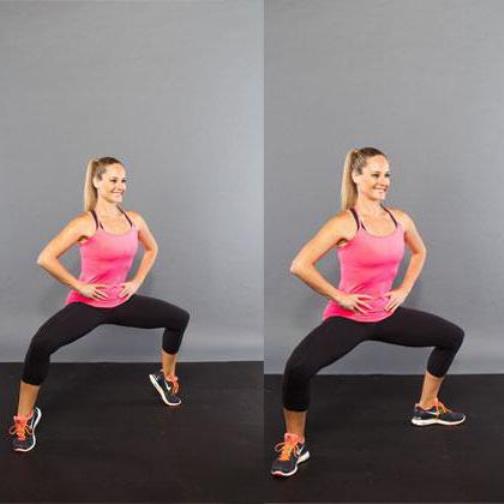 Приседания в плие