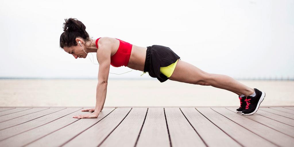 Упражнение планка