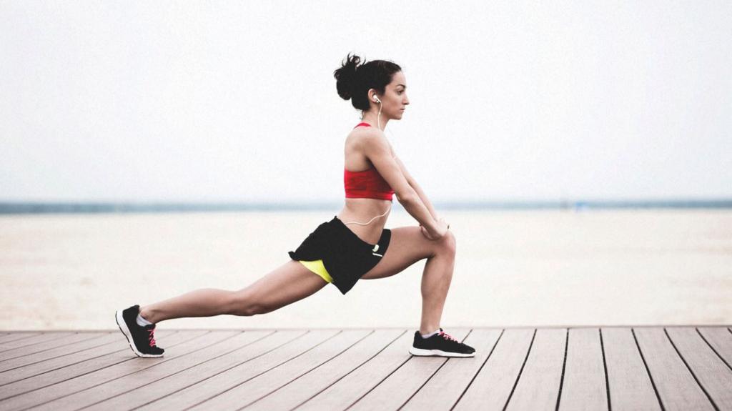 упражнение "выпады"