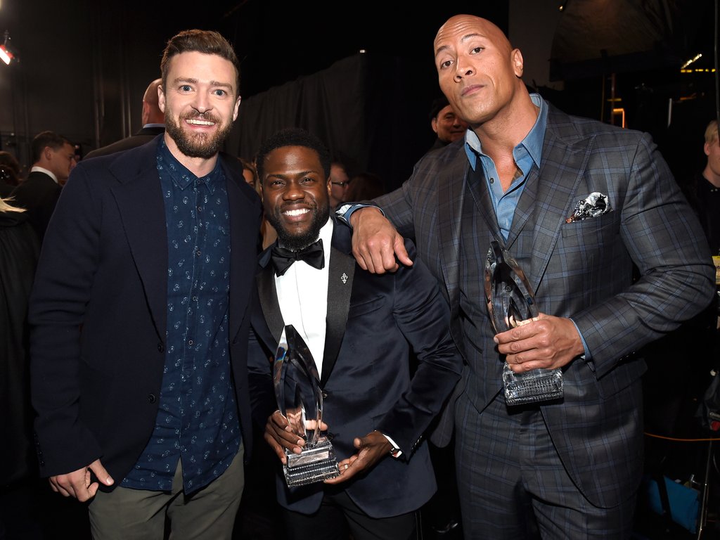 Дуэйн Джонсон и Джастин Тимберлейк