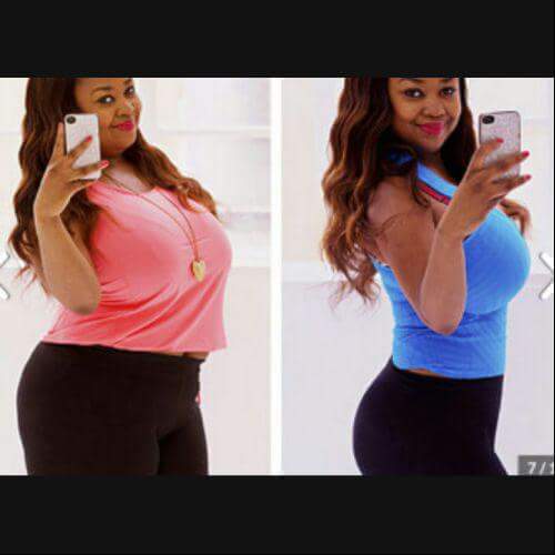 Женщина, похудевшая почти на 20 килограмм